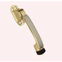 Heavy-Duty Brass Door Stoppers Wall Floor Mount, Corrosion-Resistant Door Bumpers and Holders for Residential Commercial Doors, Durable Impact-Resistant Fittings